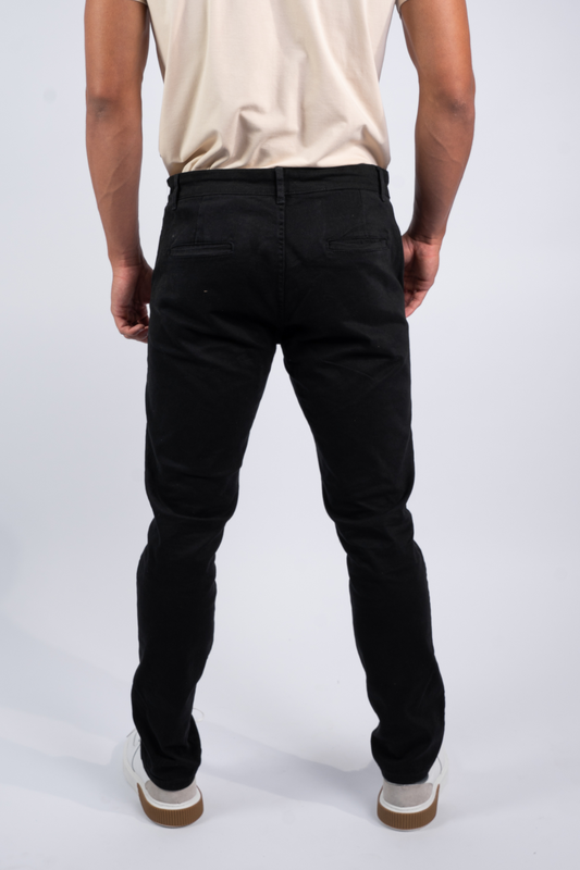 Calça Chino Sarja Preta