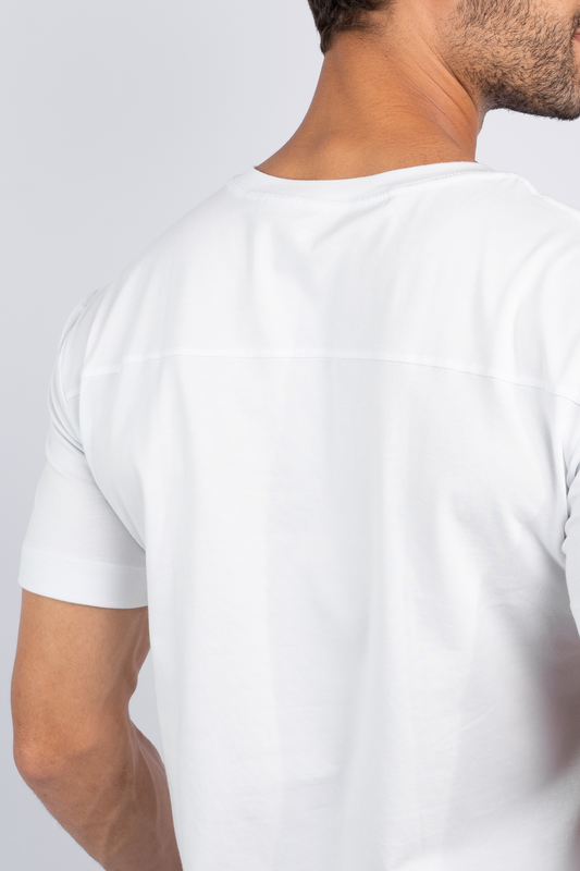 Camiseta Pima Vercom Gola U Branca