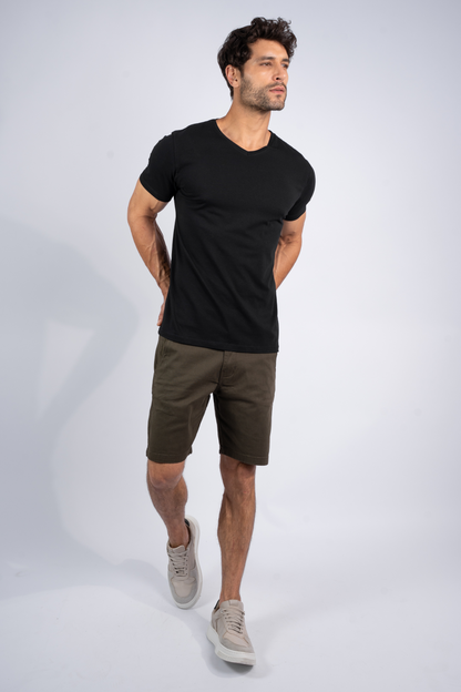 Bermuda Chino Clássic Verde musgo